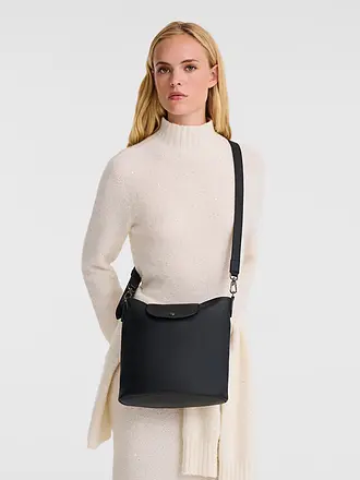 LONGCHAMP | Le Pliage Xtra Umhängetasche Medium, Cashew | schwarz